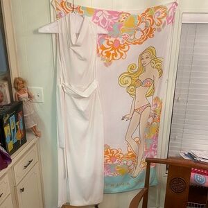 Zara White Wide Leg Jumpsuit